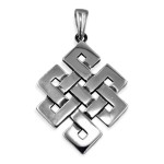 Talizman Śriwatsa, srebrny - szczęście, mądrość, harmonia