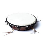 Bęben terbangan z koziej skóry, 33 cm