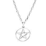 Talizman Pentakl, srebrny (duży)