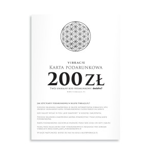 Karta podarunkowa 200 zł 