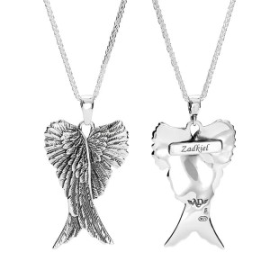 Talizman Skrzydła Archanioła Zadkiela, srebrny