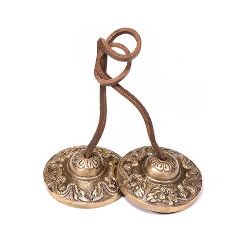 Dzwonki tybetańskie Tingsha ze smokami