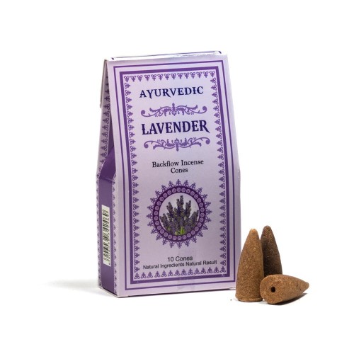 Kadzidła Ajurwedyjskie Lawenda (stożkowe)
