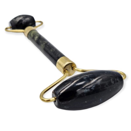 Roller do twarzy - czarny jadeit