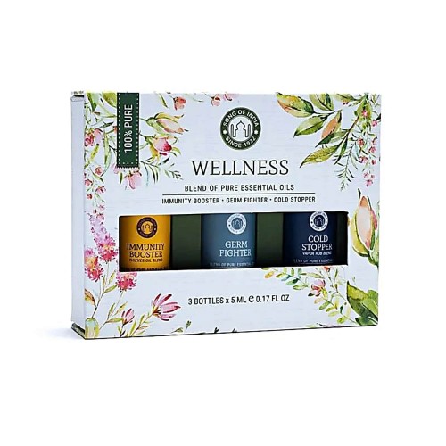 Zestaw olejków eterycznych do aromaterapii - Wellness (Song of India)