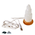 Nastrojowa mini lampka selenitowa 5