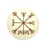Drewniana podstawka Vegvisir