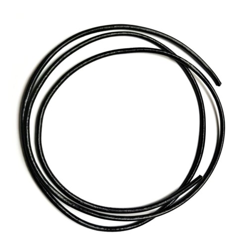 Rzemień czarny, naturalny (1 mm)