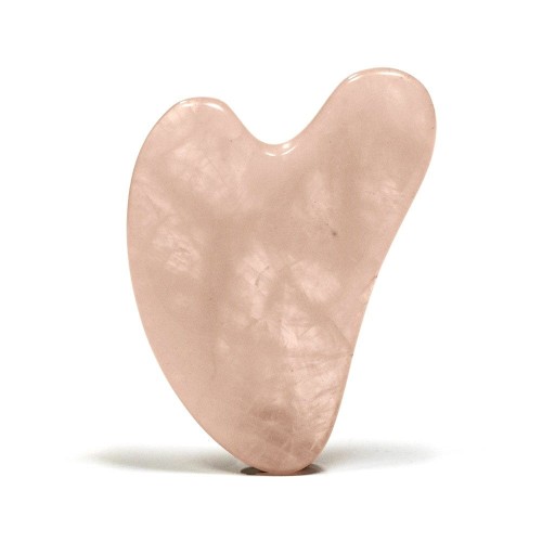 Kamień do masażu Gua Sha - kwarc różowy