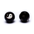 Chińskie kulki zdrowia Yin Yang (czarne)