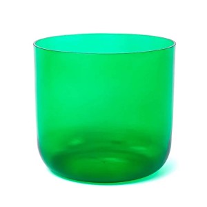 Kryształowa misa śpiewająca Czakra Serca, 432 Hz + torba