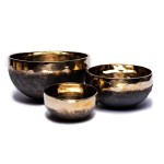 Śpiewająca misa Ishana 10,5 cm (czarno-złota) - 300-375 g