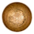 Śpiewająca misa tybetańska Kwiat Życia (matowa), 20 cm, 950-1050 g