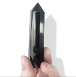 Obelisk z obsydianu | polerowany słupek 8-10 cm