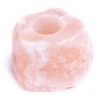 Świecznik solny naturalny (sól himalajska)